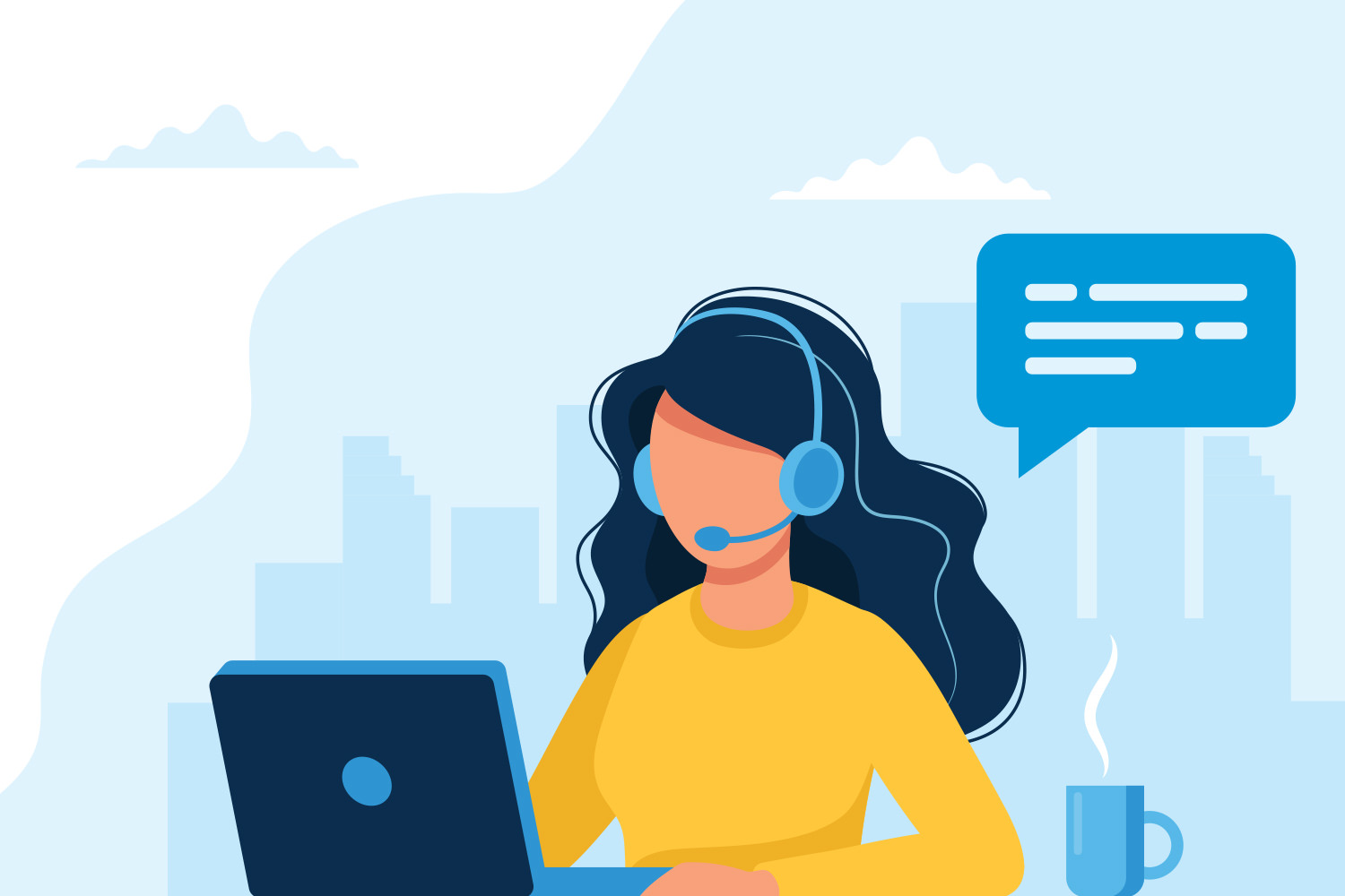 Customer service graphic